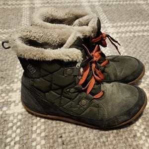 Columbia Women's Powder Summit Size 8.5 Olive Green